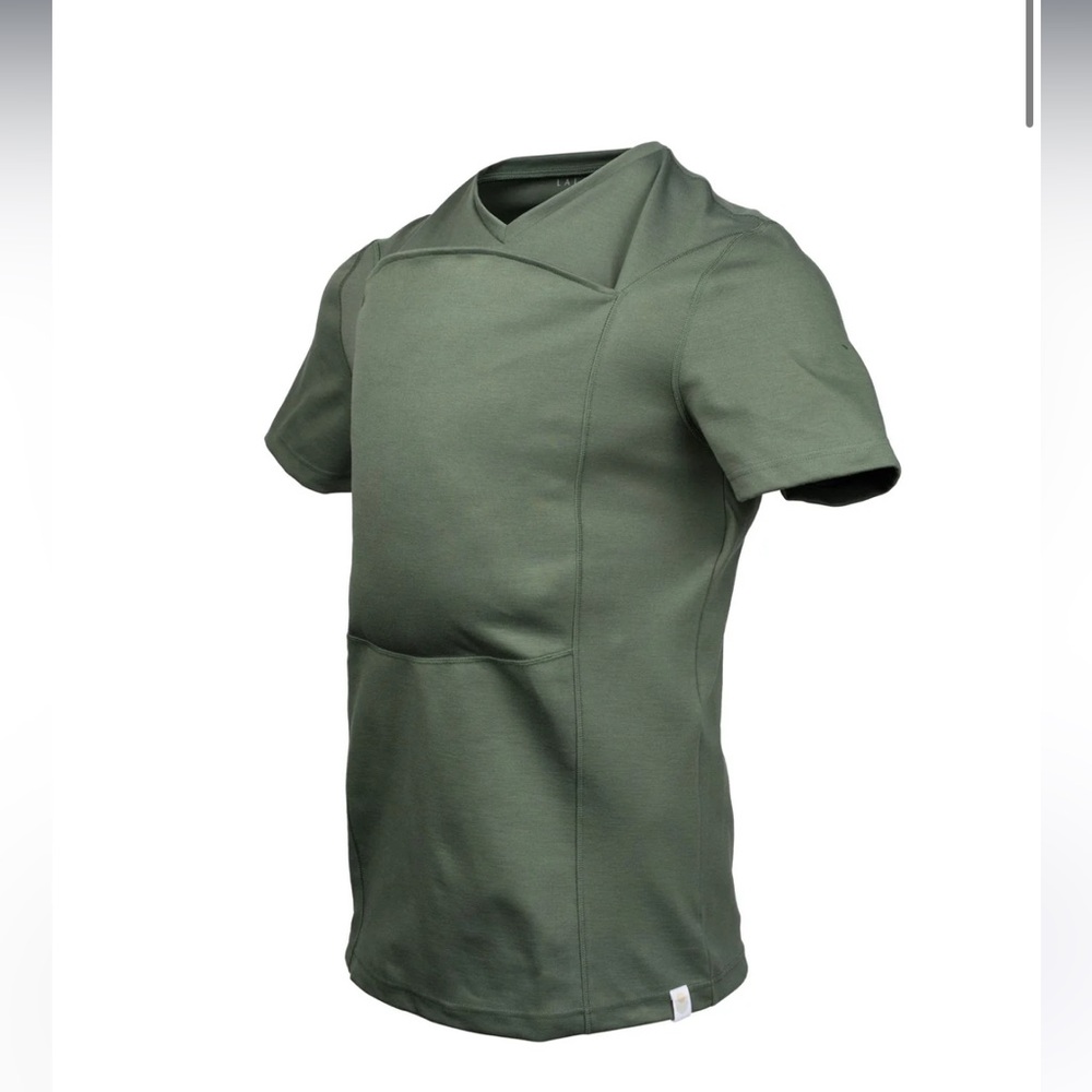 Lalabu Dad shirt Fern color size medium